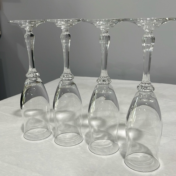 Mikasa Ardmore Fluted Champagne Glasses Vintage Elegant Crystal set of 4 - Picture 11 of 13